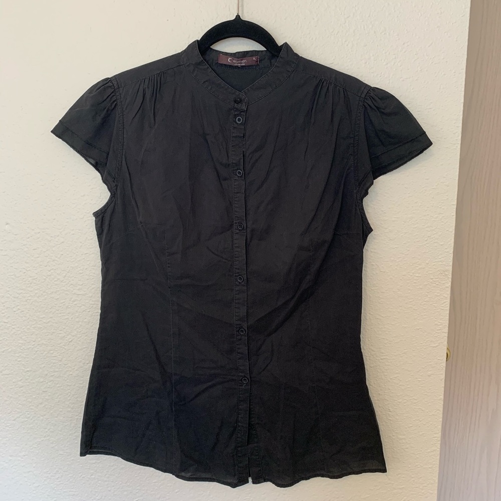 C Woman Cinderella Black Tee xl